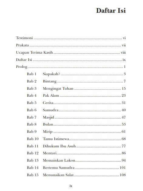 daftar isi buku ketika cinta bersujud