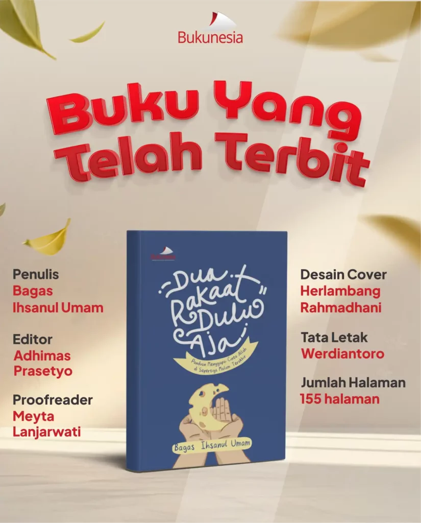 buku terbit dua rakaat dulu aja