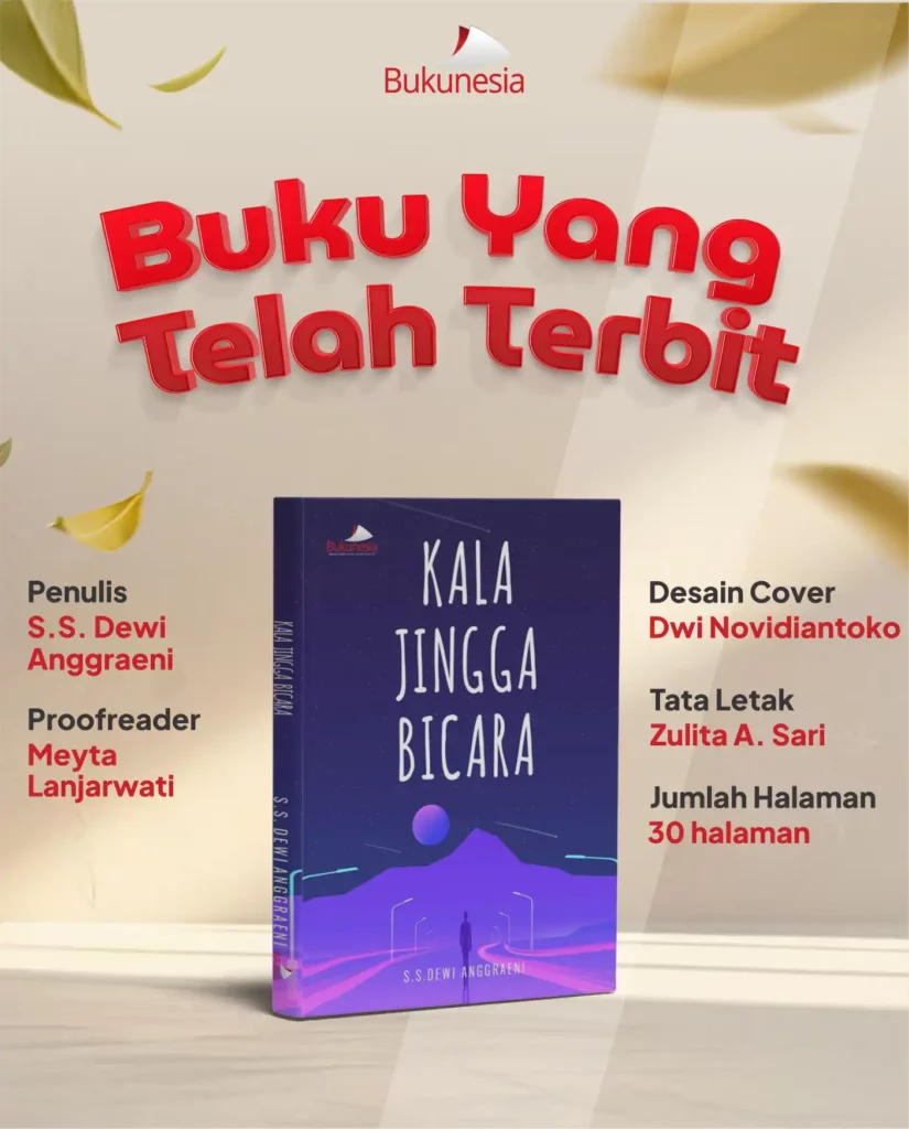 buku terbit kala jingga bicara