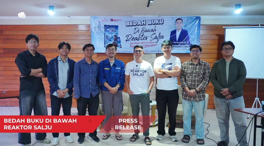 bedah buku di bawah reaktor salju