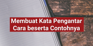 Membuat kata pengantar