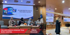 diskusi tiga buku sastra
